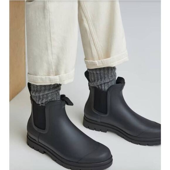 Everlane The Rain Boot in Black Woman Size 9 NWOT - Picture 1 of 12
